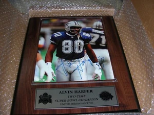 Alvin Harper 8x10 Framed Score Board 192 /500 BNF - Picture 1 of 2