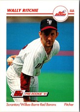 1991 Line Drive AAA Wally Ritchie #493 Scranton/Wilkes-Barre Red Barons