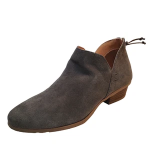 Kennth Cole Reaction Womens Shoes Side Way Leather Ankle Boots 8M Concrete  G... - Picture 1 of 8
