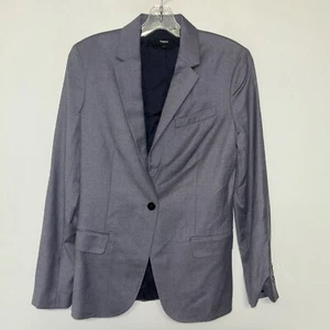 Theory Womens Blue Blazer, Tv Set Clothing, Size 4 - Picture 1 of 2