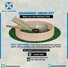 SHAMANIC DRUM MAKING KIT | HARMONIC SHAMAN DRUM | GOAT, CALF/BUFFALO SIZE 8- 22