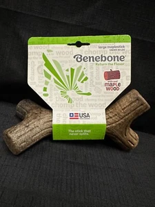 GROSSES Ahornstock Benebone robustes Hundegeschmack Kauspielzeug aggressives Kauen USA - Bild 1 von 2