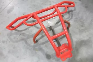 17-1 8 Can-Am Maverick X3 Turbo R Rear Back SPF Racing Orange Bumper Guard - Picture 1 of 11
