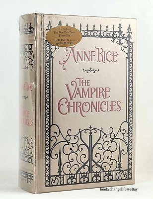 THE VAMPIRE CHRONICLES & INTERVIEW WITH THE VAMPIRE Anne Rice Bonded Leather NEW • 66.68$