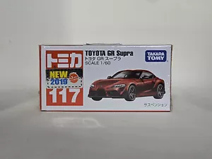 TOMICA #117 TOYOTA GR SUPRA ROSSO SCALA 1/60 NUOVO IN SCATOLA - Foto 1 di 1