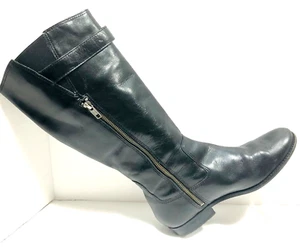 Stivali Westport L L Bean alti neri Brasile pelle donna fibbia zip 8,5 - Foto 1 di 11