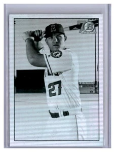 Bowman Chrome 48B-MT 2017 refractor Mike Trout - Imagen 1 de 2