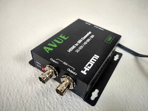 AVUE SDI to HDMI Converter (3G-SDI/HD-SDI/SDI) w/ AC Adapter EXCELLENT - Picture 1 of 7
