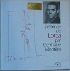 Germaine MONTERO  (LP 33 Tours)   Presence de Lorca  PEDRO SOLER