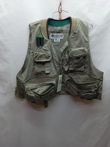 Columbia PFG Henry's Fork  Fishing Vest Mens XL Sage FM1390-365 NWT - Picture 1 of 15