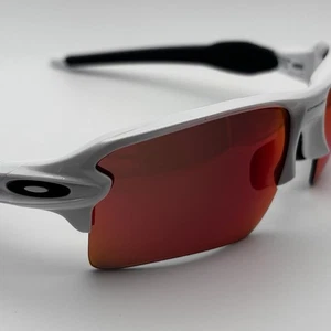 Oakley Flak 2.0 OO9188-0359 White Prizm Road Sunglasses 59-12 Authentic - Picture 1 of 14