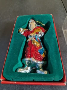 pazifischer Rand mundgeblasenes Glas alte Welt Weihnachtsmann Ornament - Bild 1 von 5