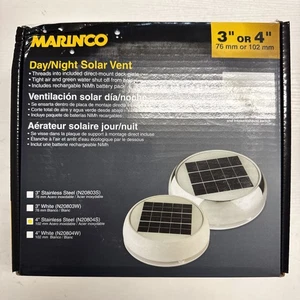 Ventilación Solar Día/Noche Marinco 4" - Acero Inoxidable N20804S - Imagen 1 de 3