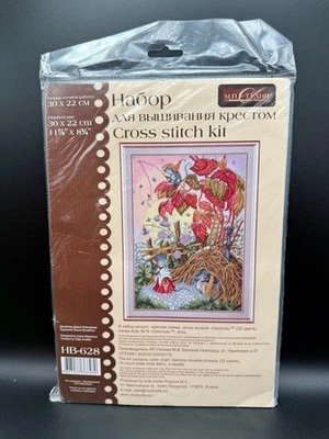 MP Studia Kit Punto de Cruz Contado HB-628 18 Ct 11x8" NUEVO Ratones Adorables Foto 1 de 4