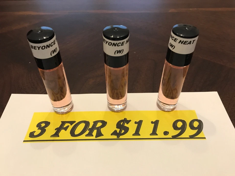 Beyoncé Heat роллер духи масло для тела 1/3 унц (3 за $11,99) - Изображение 1 из 1