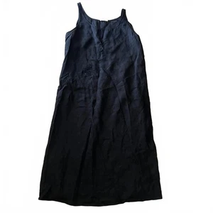 Abito Eileen Fisher, taglia large, nero, donna senza maniche midi - Foto 1 di 8