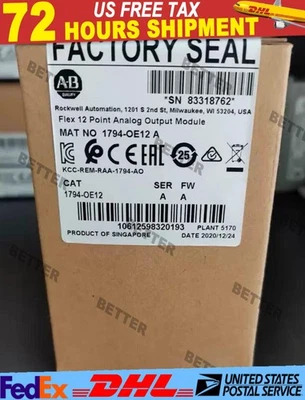 Allen-Bradley 1794-OE12 /A Flex 12 Point Analog Output Module 1794OE12 - Image 1 of 2