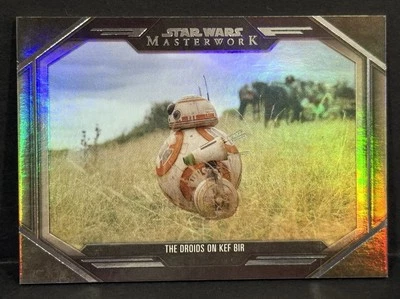 2024 Masterwork Star Wars #BTS-15 BB-8 & D-0 The Droids On Kef Bir Foil /299 - Image 1 of 4