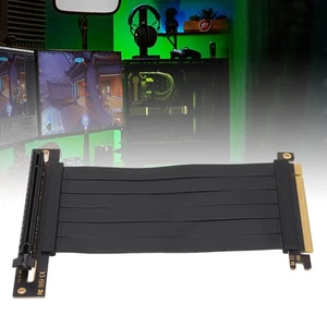 Graphics Card Extension Cable 15cm Good Stability Low Loss 128Gbps PCIE 3.0 Hot - Afbeelding 1 van 22