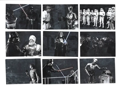 GALACTIC MOMENTS STAR WARS GALACTIC FILES 9 CARD PARTIAL SET 2013 TOPPS SERIES 2 - Image 1 of 2