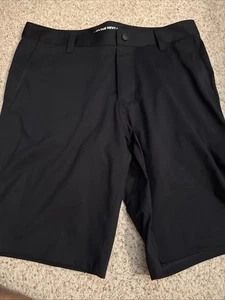Rhône Herren Shorts schwarz Pendler 11 Zoll Schrittlänge 32 Zoll Taille - Bild 1 von 3