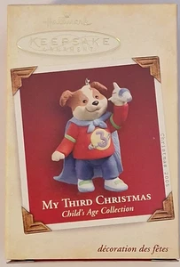 Decorazione Hallmark Keepsake 2005 "Il mio terzo Natale" - Foto 1 di 4