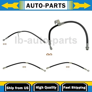 For 2004 2005 2006 Hyundai Elantra 2.0L 4x Brake Hose Line Front Rear - Picture 1 of 11