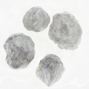 Lote real de diamantes sueltos rugosos naturales gris blanco de 1,44 quilates sin cortar - Imagen 1 de 1