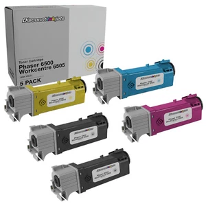 5 106R01597 106R01594 106R01595 106R01596 for Xerox Phaser 6500 Toner Cartridge - Picture 1 of 7