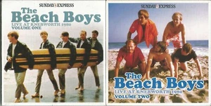 BEACH BOYS - LIVE AT KNEBWORTH 1980 - 2 DISCS - EXPRESS PROMO CD - Imagen 1 de 2