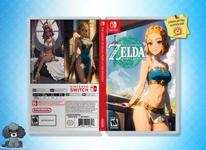 The Legend of Zelda: Tears of the Kingdom - NS Cover Art ｜With Case｜No Game - Picture 1 of 2