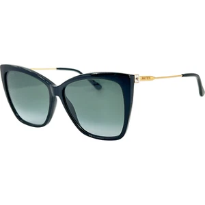 Jimmy Choo Seba S Womens Plastic Sunglass 08079O Black 58-15 Italy w Case - Picture 1 of 6