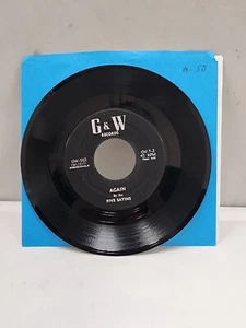 Five Satins - Again / To The Aisle 45RPM 7" Vinyl Record! G & W - Picture 1 of 5