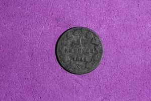 1841 German States Frankfurt 1 Kreuzer Billon Coin #M21775 - Picture 1 of 2