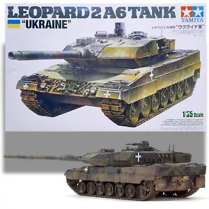 TAMIYA 25207 1/35 LEOPARD 2 A6 TANK MODEL KIT - Picture 1 of 4