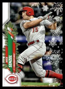 2020 Topps Holiday #HW70 Nick Senzel   Cincinnati Reds