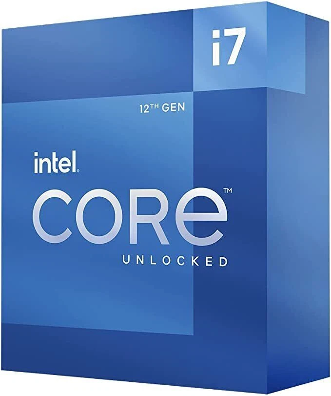 Intel Cuori i7-12700K Processore (5 GHz, 12 Cuori, FCLGA1700) Box - BX8071512700K