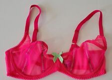 L'Agent by Agent Provocateur Bra 34C Pink Mesh See Thru Need it Modeled?