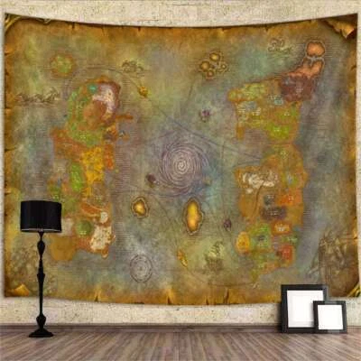 World of Warcraft Gaming Poster XXL Wandteppich Wandbehang Fototapete Wandtapete - Bild 1 von 4