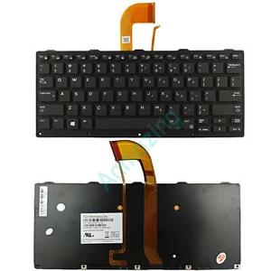 Keyboard Backlit For Dell Latitude Rugged 7204 7404 7414 5204 5404 5414 0186T - Afbeelding 1 van 7