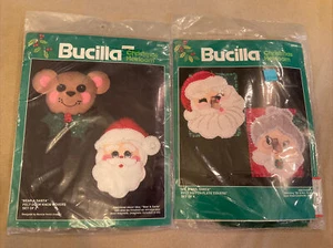 Bucilla Heirloom Switch Plate Covers Door Knob Covers Santa Xmas 82479 82462 Lot - Picture 1 of 5