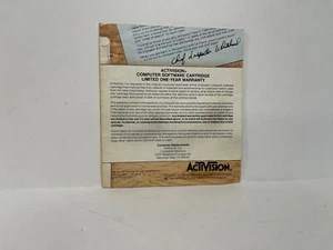 Activision 1984 Mystery Investigation Le Touche POSTER INSERT ONLY Authentic - Picture 1 of 3