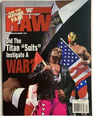 Revista de lucha libre WWF BRET HART Raw NOVIEMBRE 1998 wwe * Sin póster ni catálogo Foto 1 de 4