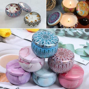 Candle Tin Jars DIY Candle Making kit Holder Storage Case For Dry Spices Swee ZT - Picture 1 of 12