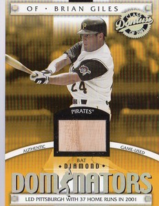 2001 (PIRATES)  Donruss Class of 2001 Diamond Dominators #DM19 Giles