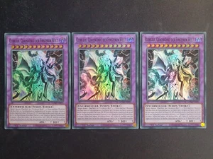 3x Yu-Gi-Oh! MZMI-DE014 Clorless Rey del Caos del Mundo Oscuro SR NM 1ª Ed - Imagen 1 de 1