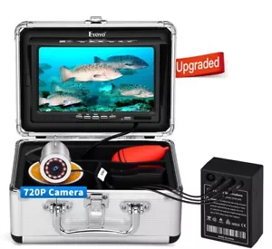 Eyoyo 15m Fishing Camera HD720P 7" Monitor Fish Finder Video Camera 12pcs IR LED - Picture 1 of 10