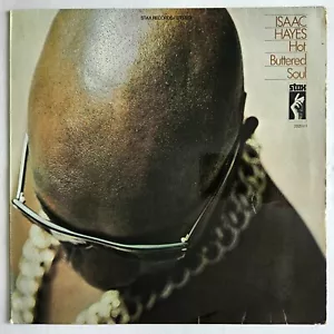 R&B / FUNK / SOUL - ISAAC HAYES - HOT BUTTERED SOUL LP - GERMAN IMPORT REISSUE - Picture 1 of 4