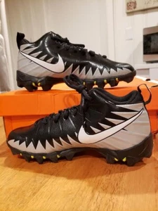 Nike Alpha Menace Shark BG Kinder Fußballschuhe schwarz/metallic silber-weiß - Bild 1 von 5