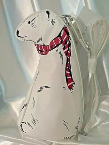 Vera Bradley's Faux Leather POLAR BEAR BAG PURSE in BEARY MERRY Pattern NWT - Picture 1 of 10